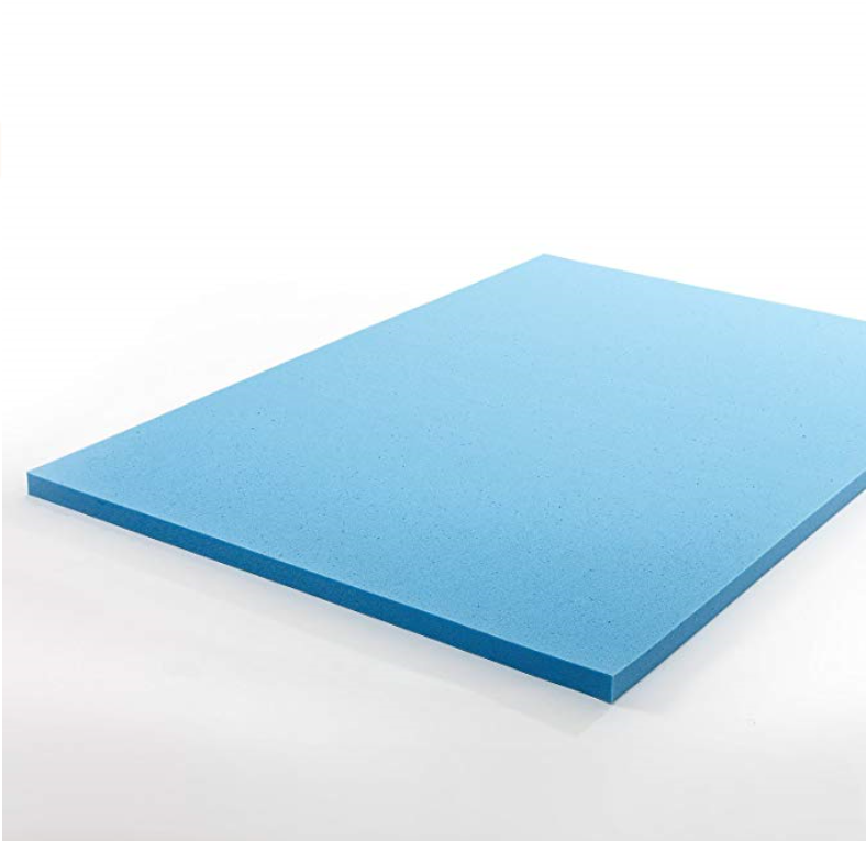 Gel-infused Memory Foam Topper